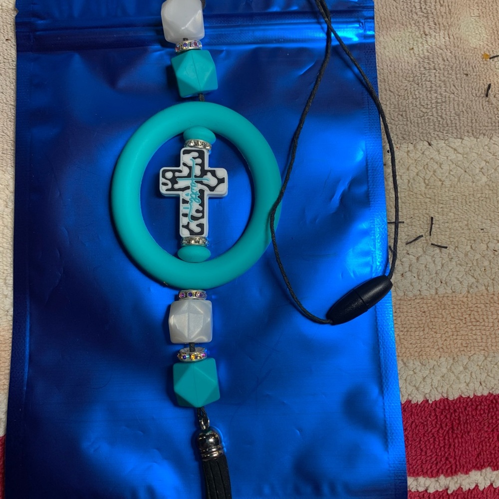 Otherwild Blue and White car Decorative Hanging Accessory